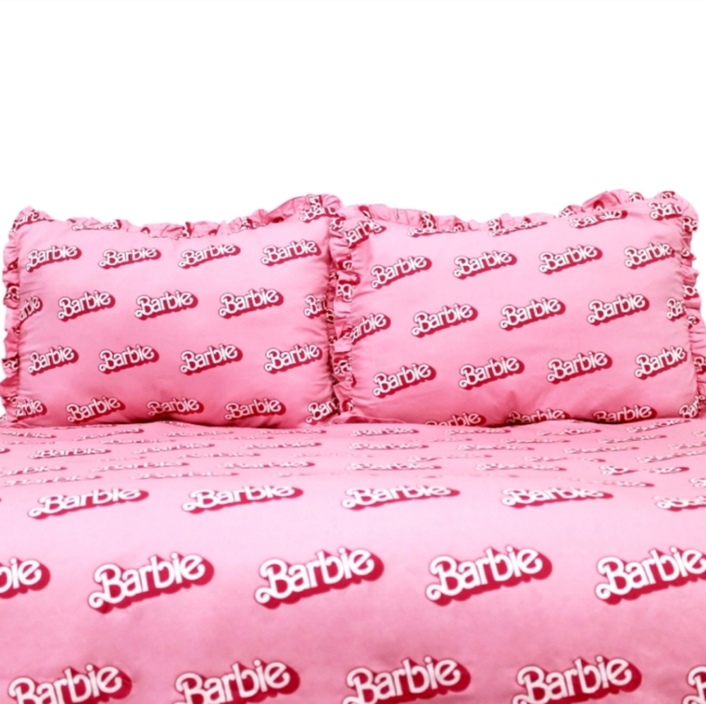Barbie Ruffle Pillow Sham Set - Picture 6 of 7